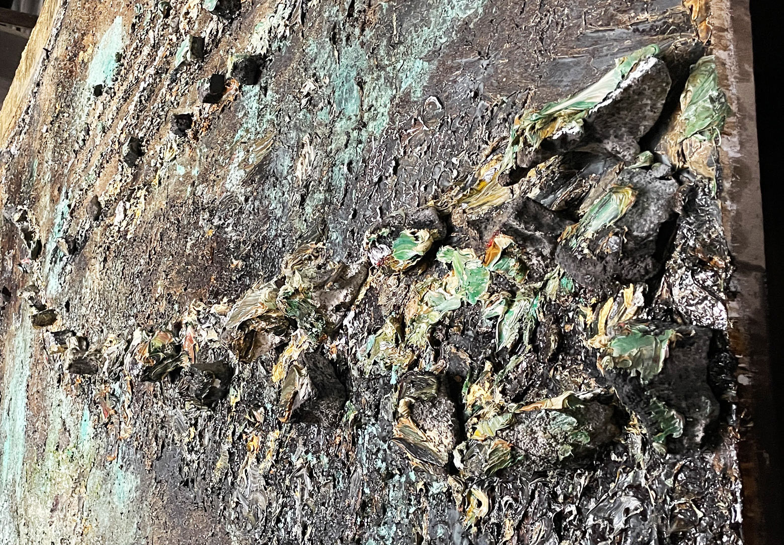 Anselm Kiefer SOLARIS texture detail layers lead ash