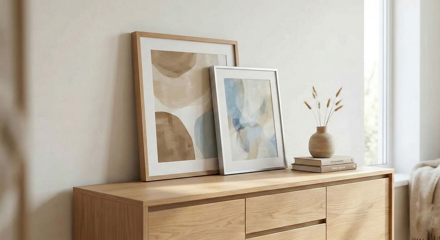 モダンな抽象画をリビングに飾る飾り方のコツ｜心安らぐ空間を作るための誠実な手引き