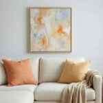 一人暮らしの壁面装飾に抽象画を。狭い部屋を自分らしく彩るための丁寧なガイド