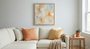 一人暮らしの壁面装飾に抽象画を。狭い部屋を自分らしく彩るための丁寧なガイド